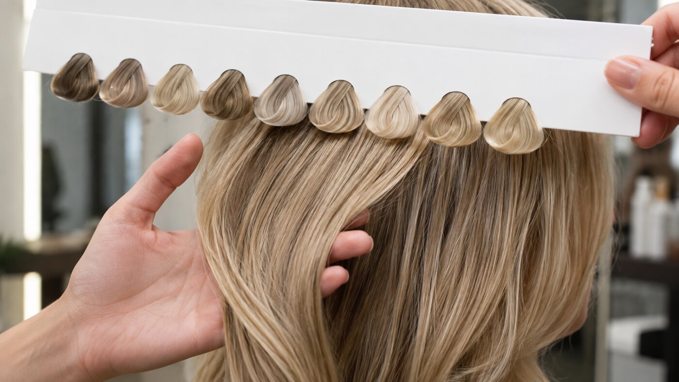 Cartela visual de mechas