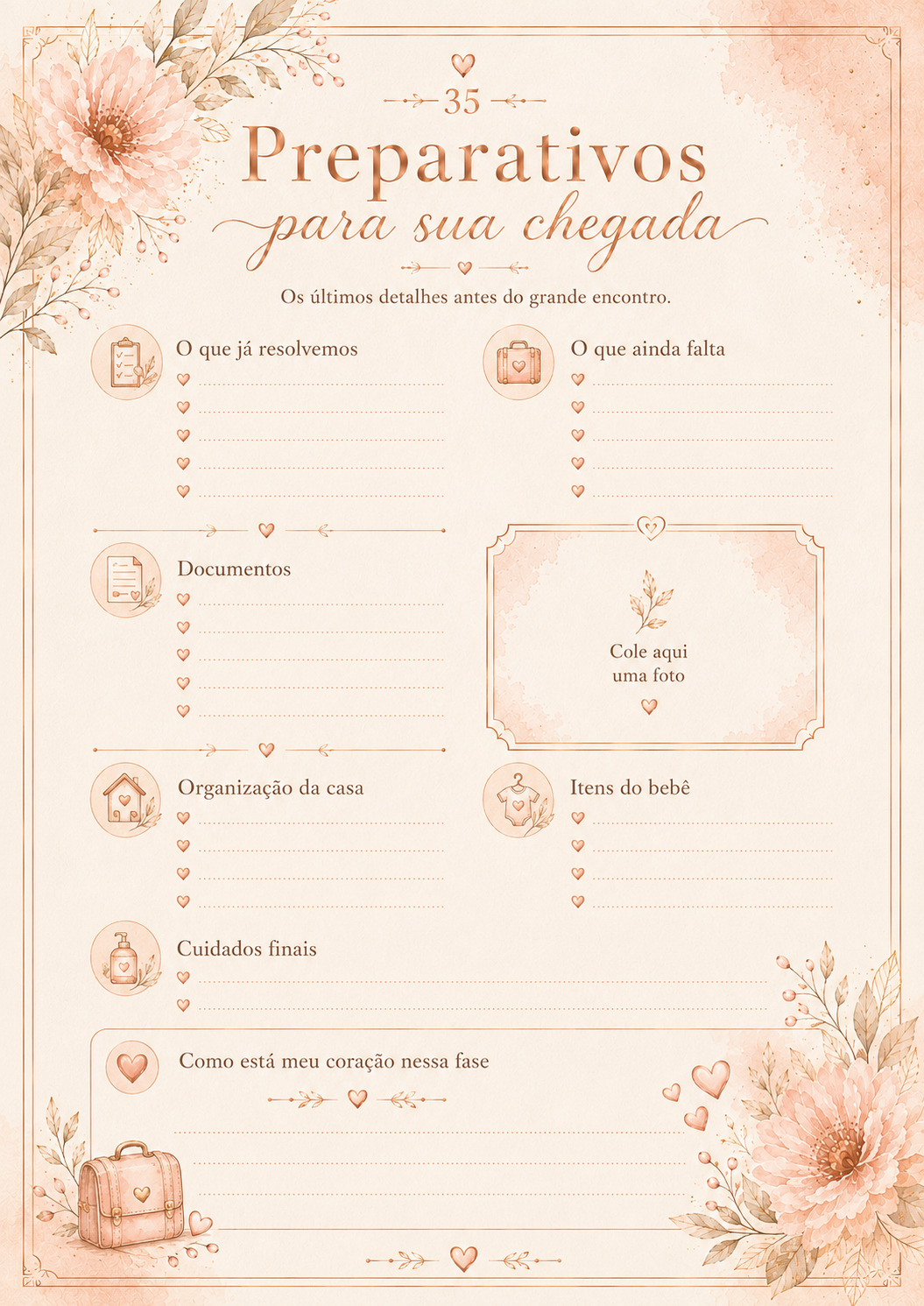 Carta para o bebê