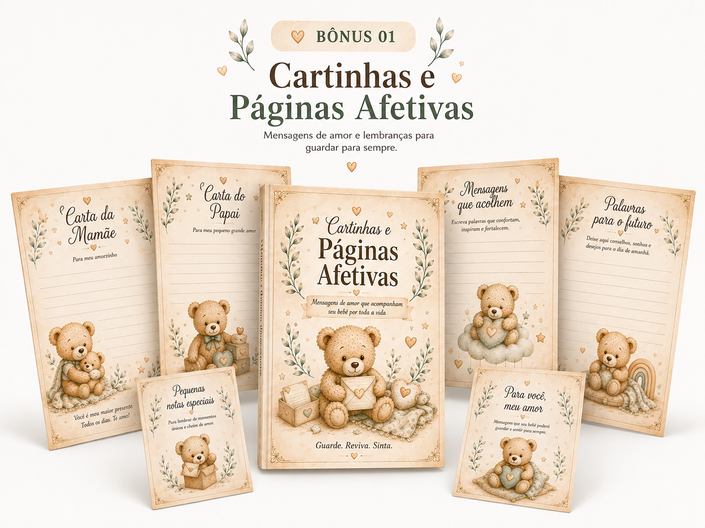 Mockup Bônus 01 - Cartinhas e Páginas Afetivas