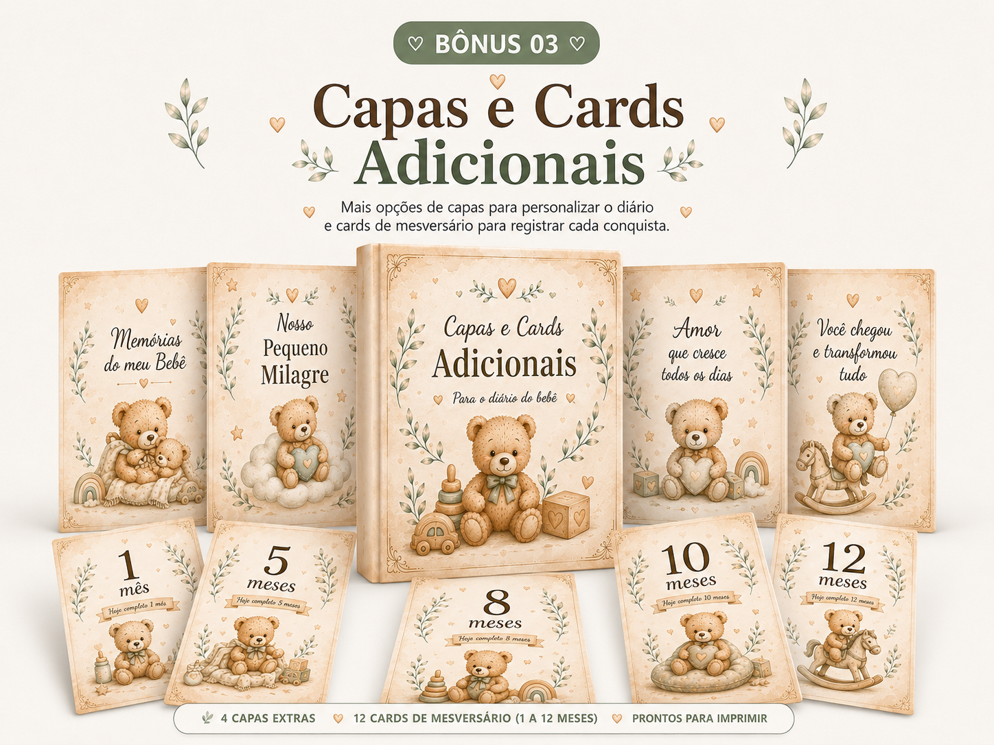 Mockup Bônus 03 - Capas e Cards Adicionais