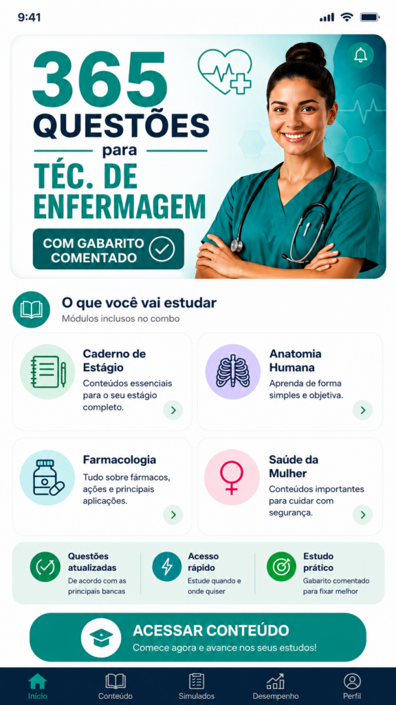365 Questões para Téc. de Enfermagem