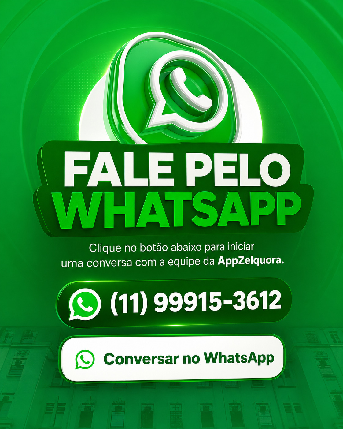 Fale pelo WhatsApp da AppZelquora no número (11) 99915-3612